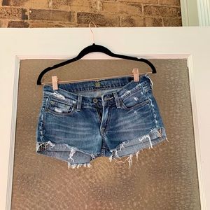 Lucky brand jean cut off shorts